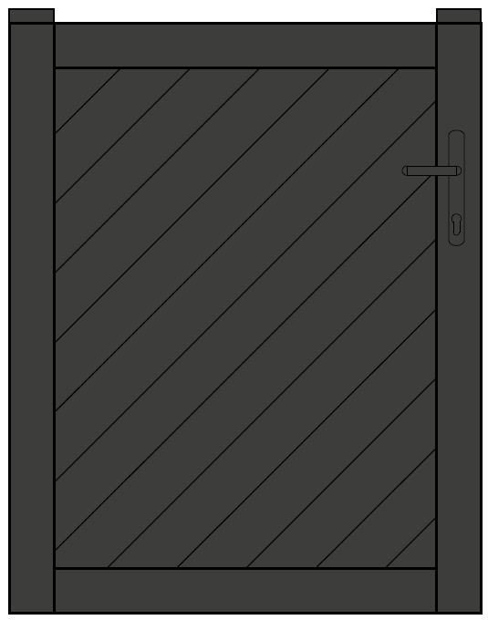 Portillon Aluminium Ternois Fermetures