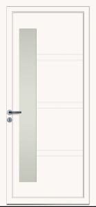 porte pvc elencourt blanc